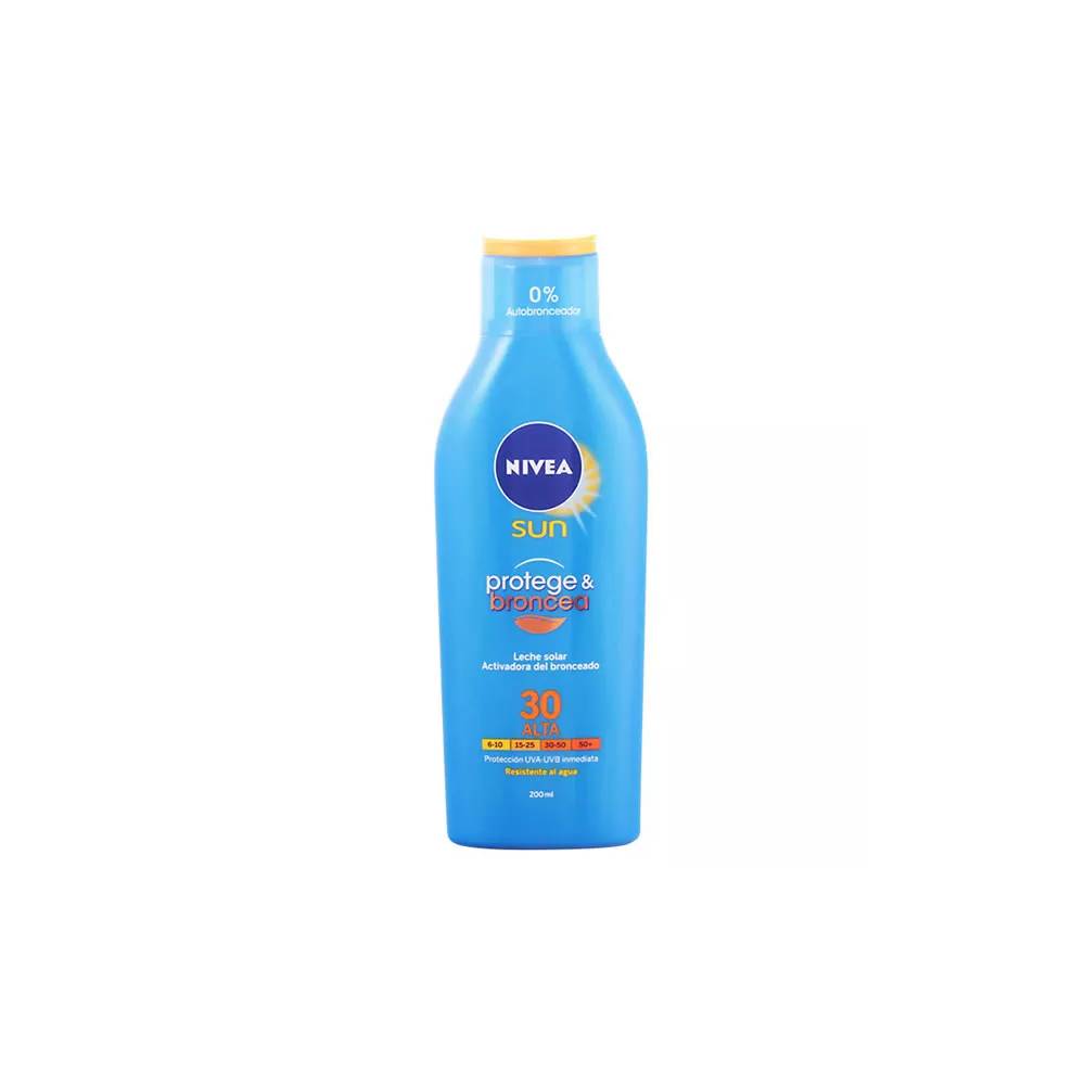 "Nivea Sun Protect And Bronze" įdegį aktyvinantis losjonas nuo saulės Spf30 200ml 