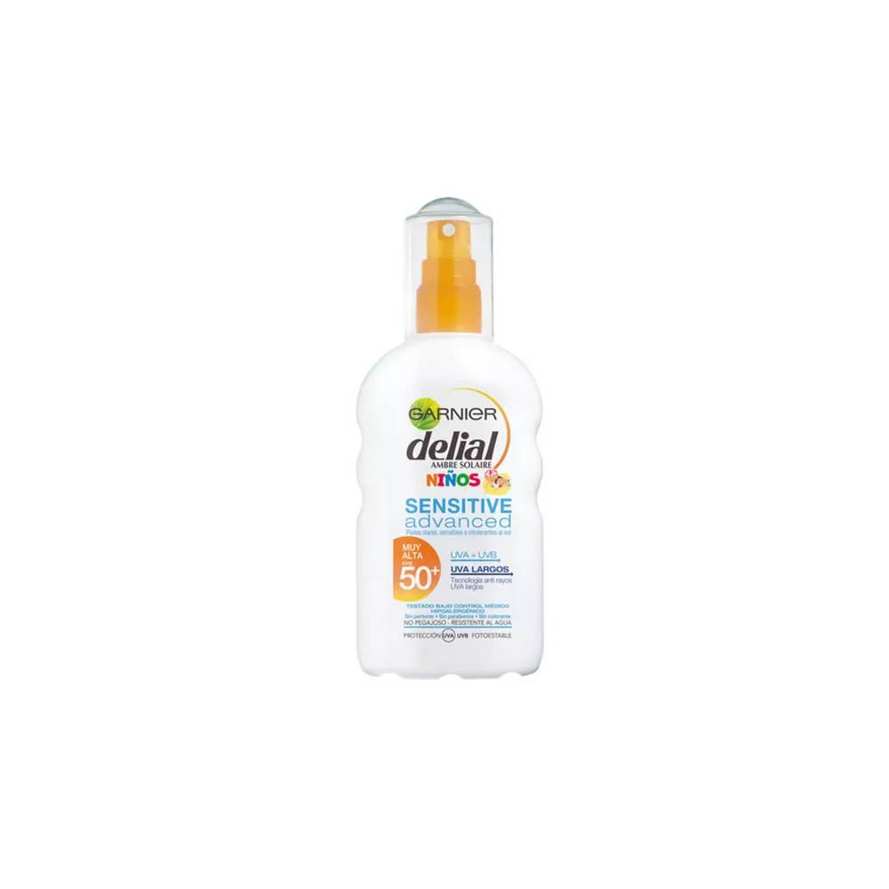 "Delial Kids Sensitive" purškiklis su apsauga nuo saulės Spf50 200ml