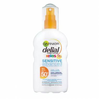 "Delial Kids Sensitive" purškiklis su apsauga nuo saulės Spf50 200ml