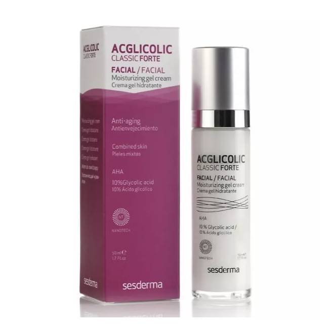 "Sesderma Acglicolic Classic Forte" drėkinamasis gelinis kremas 50ml