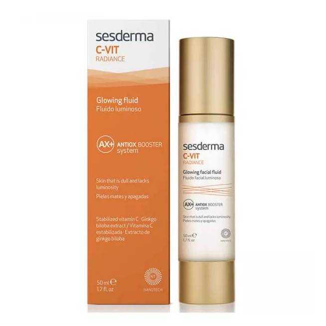 Sesderma C Vit Radiance Glowing Fluid Antiox Booster System 50ml