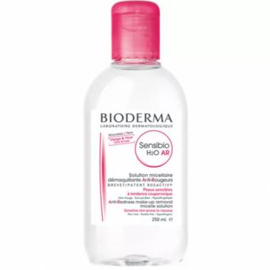 "Bioderma Sensibio H2O Ar Anti Redness Make Up Removal Micelle Solution" 250ml