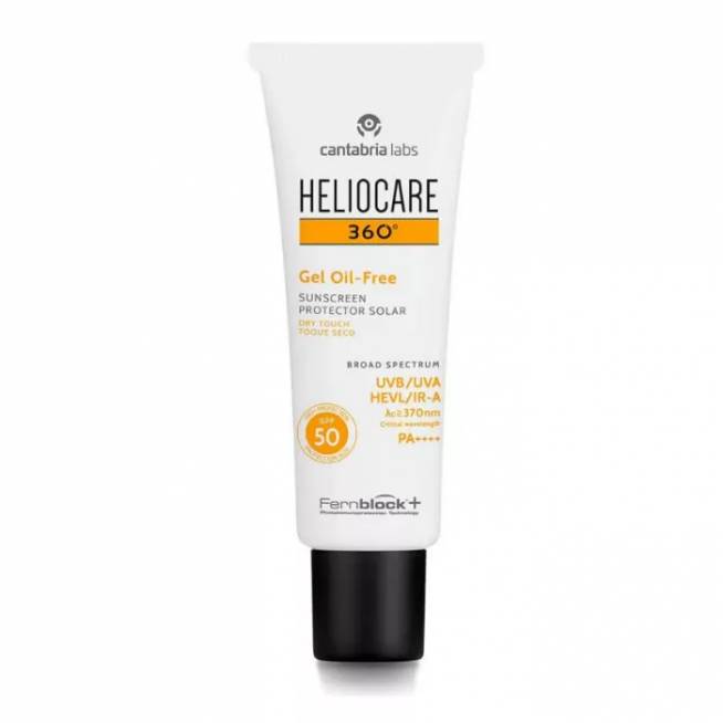 "Heliocare 360" gelis be aliejaus sausam prisilietimui prie veido Spf50 50ml