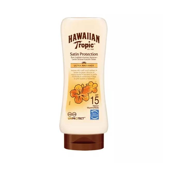 Hawaiian Tropic Satin Protection Ultra Radiance losjonas nuo saulės Spf15 180ml