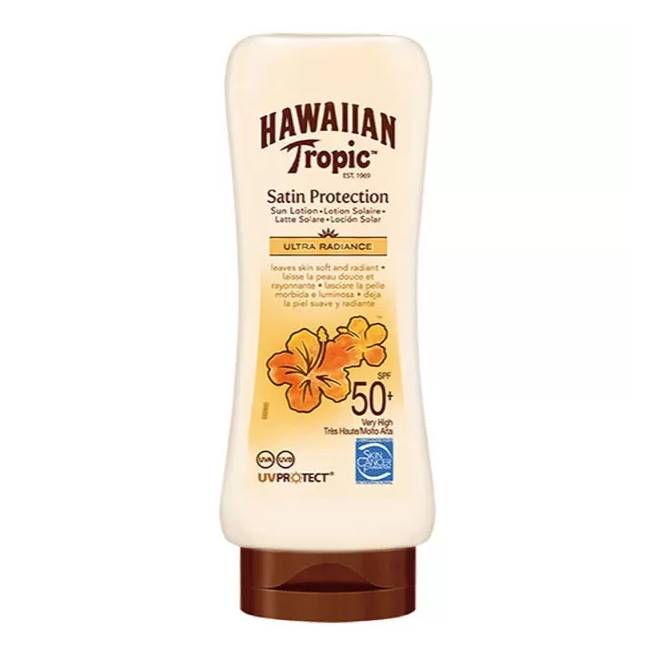 Hawaiian Tropic Satin Protection Ultra Radiance losjonas nuo saulės Spf50 180ml