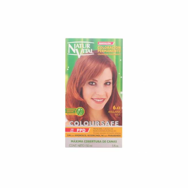 Naturaleza Y Vida Coloursafe Permanent 6.43 Lazdynų riešutas 150ml