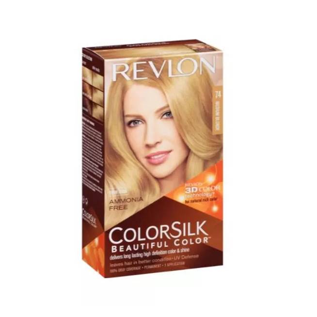 "Revlon Colorsilk" be amoniako 74 Vidutinė blondinė 