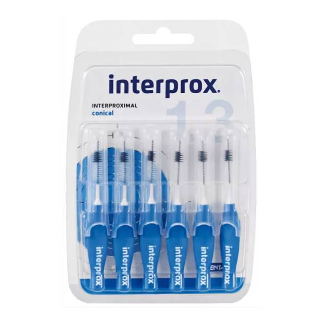 "Interprox" 1.3 Tarpdančinė kūginė 6 vienetai