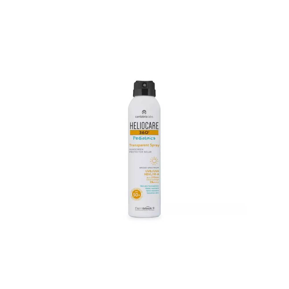 "Heliocare 360 Pediatrics" skaidrus purškiklis Spf 50 200ml