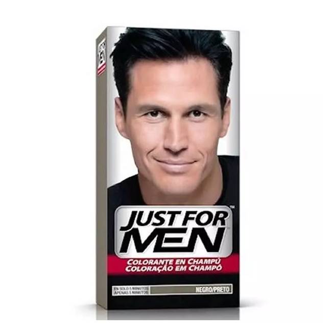 "Just For Men" šampūnas su plaukų dažais "Real Black" 66ml