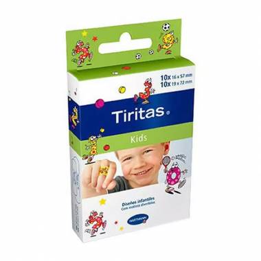 "Hartmann Tiritas Kids" prekės ženklo priemonės 20 vienetų