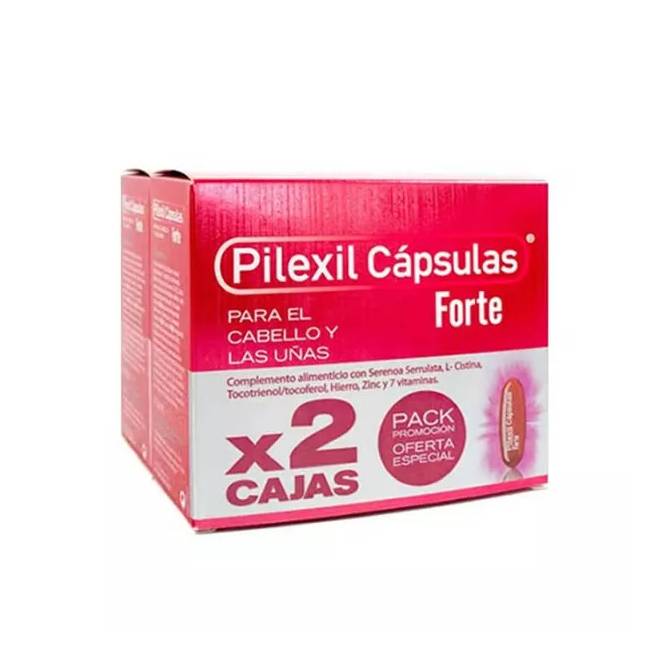 Pilexil Forte kapsulės plaukams ir nagams 2x100 vienetų 