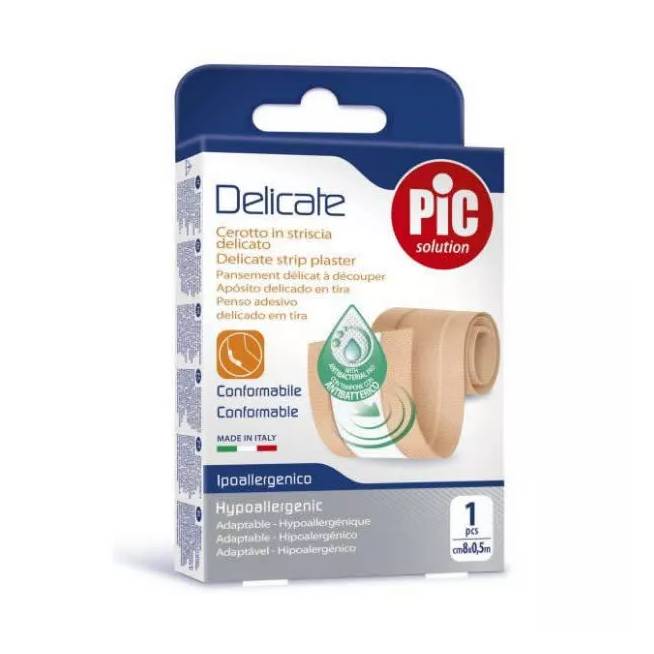 Pic Delicate Strip Plasters 8cmX0.5m