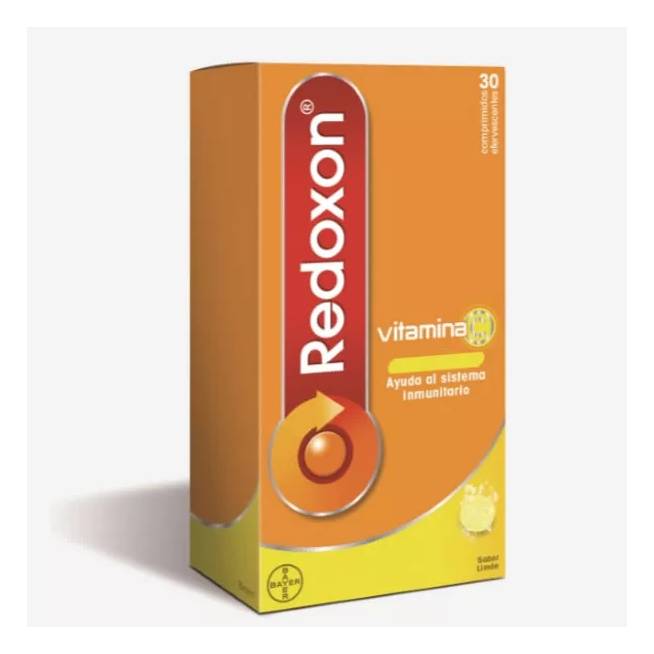 Redoxon Vitamina C 30 tablečių šnypščianti citrina 