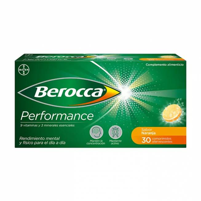 "Berocca Performance" 30 putojančių tablečių Orange