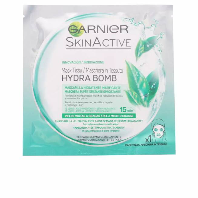 "Garnier Skinactive Hydrabomb" drėkinamoji drėkinamoji veido kaukė