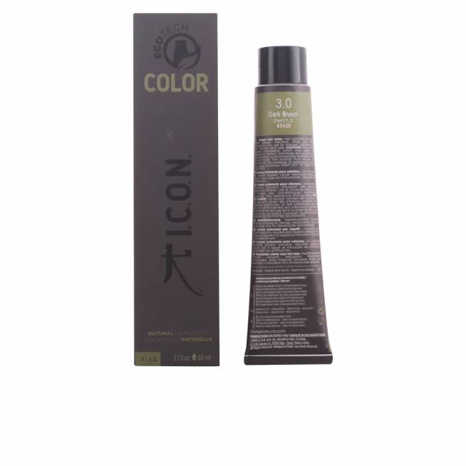 Icon Ecotech Color Natūralūs plaukų dažai 8 Šviesiai šviesūs plaukai 60ml