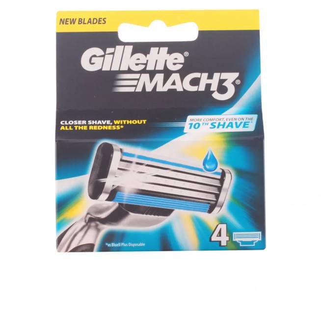 "Gillette Mach3" papildymas 4 vienetai