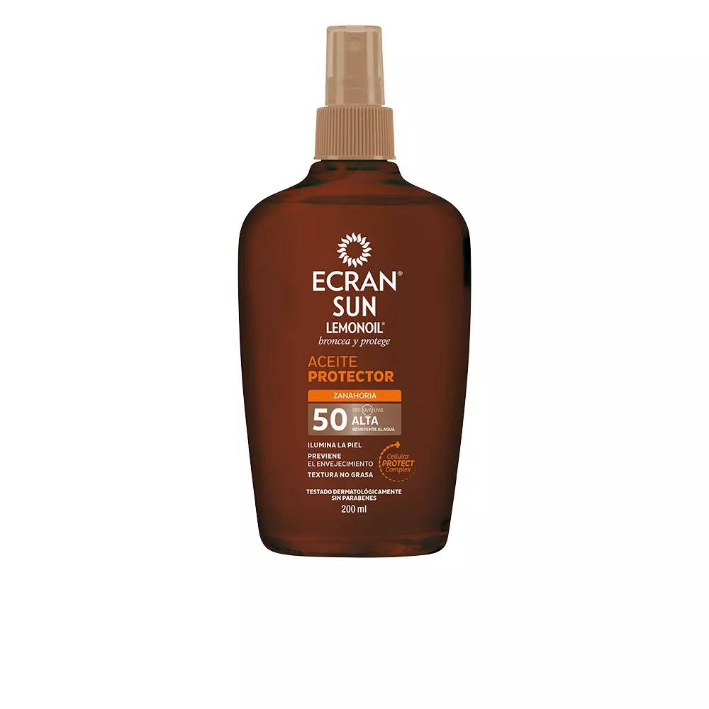 "Ecran Sun" citrinų aliejaus purškiklis Spf50 200ml