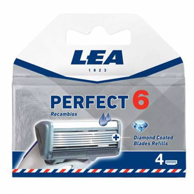 "Lea Perfect 6" ašmenys + deimantiniai ašmenys 4 vienetai