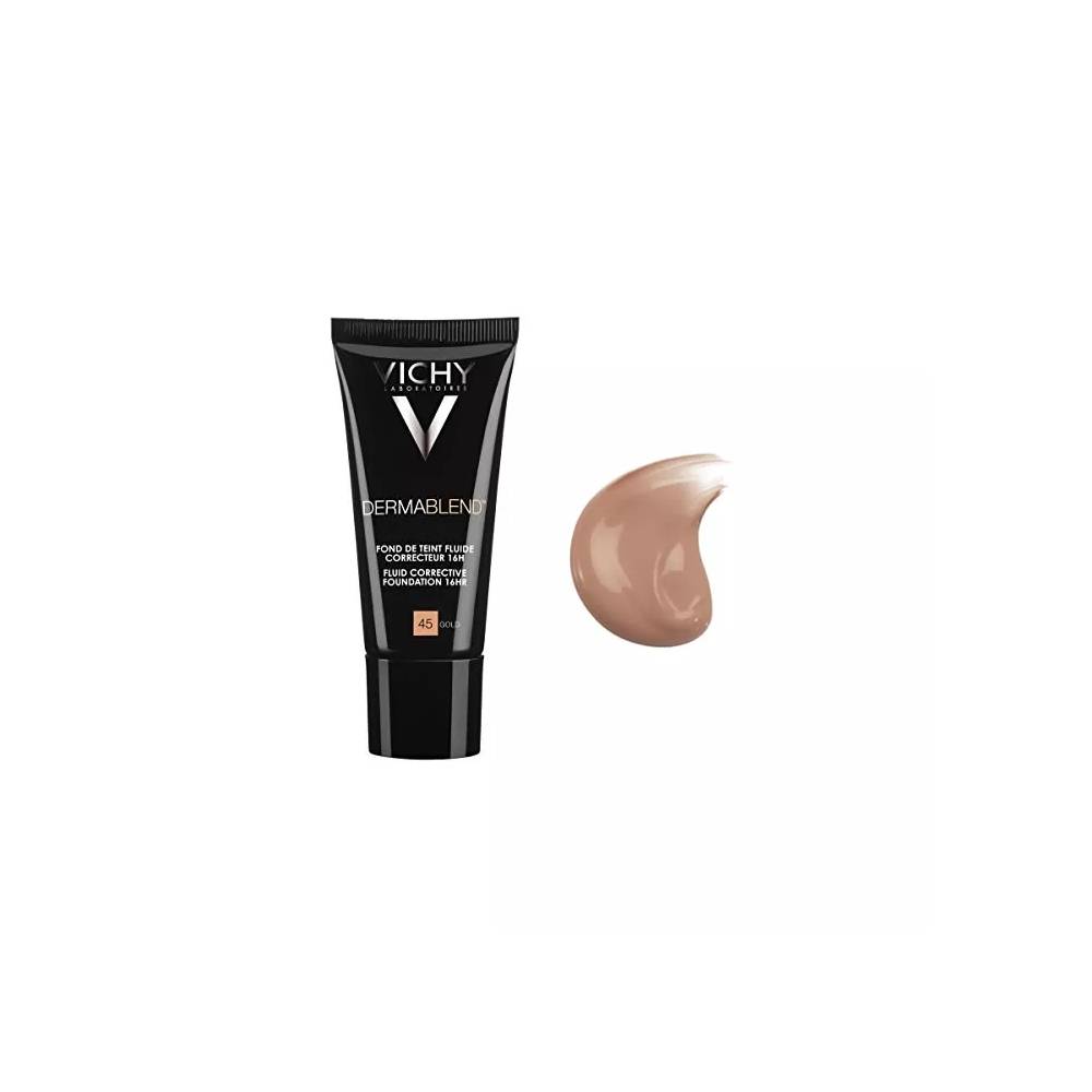 "Vichy Dermablend Corrective Foundation 16h 45 Gold" 30ml