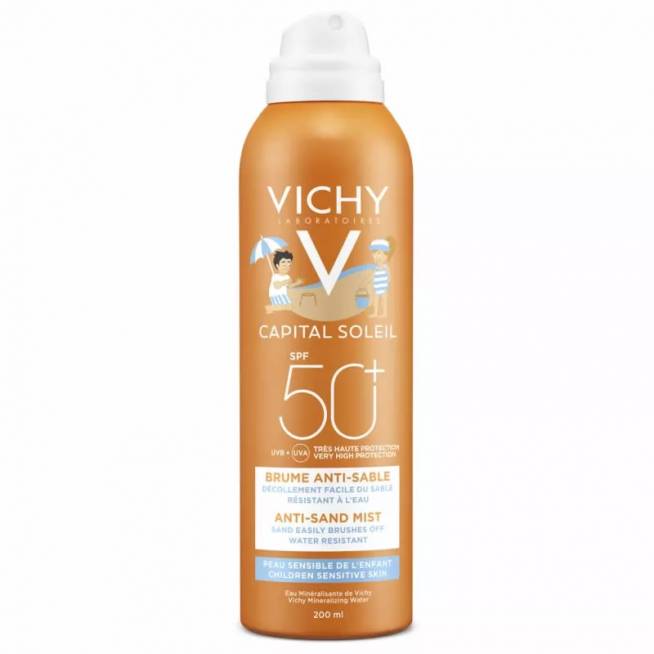 "Vichy Capital Soleil" migla nuo smėlio vaikams Spf50 200ml