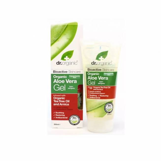 Dr. Organic Aloe Vera gelis su arbatmedžiu 200ml