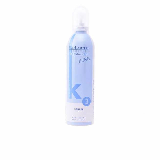 "Salerm Cosmetics Keratin Shot" serumas nuo garbanojimosi 100ml