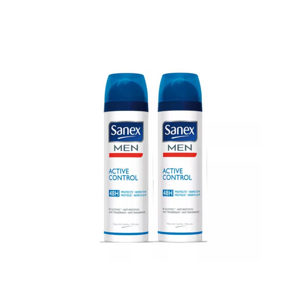 Sanex Men Active Control 48h dezodorantas purškiamas 2x100ml