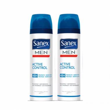 Sanex Men Active Control 48h dezodorantas purškiamas 2x100ml