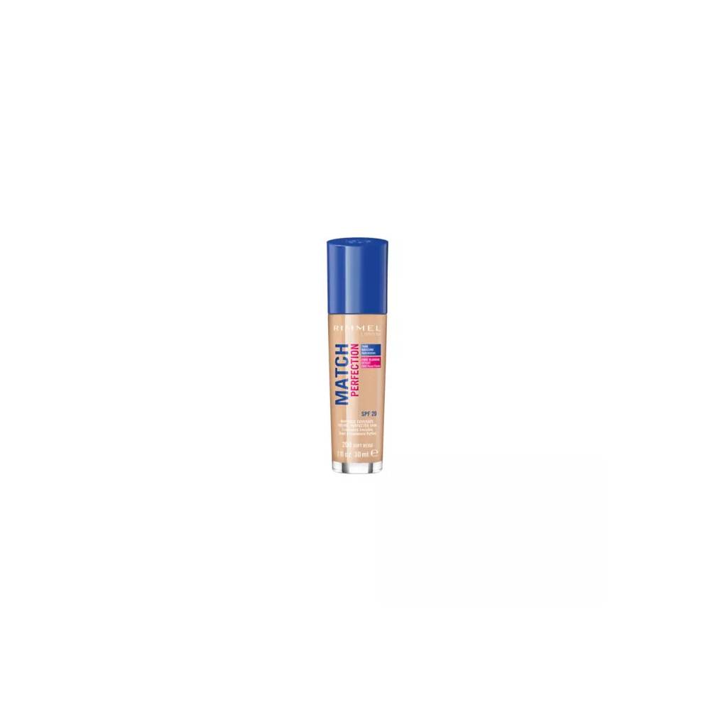 "Rimmel Match Perfection Foundation Spf20 200 Soft Beige