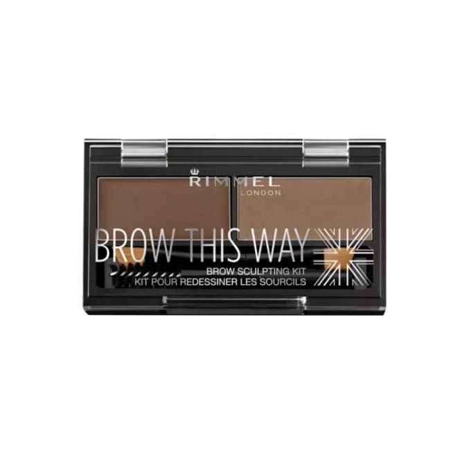 "Rimmel Brow This Way" antakių formavimo rinkinys 002 Mid Brown