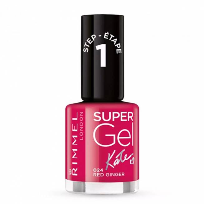 "Rimmel London Supergel Kate" nagų lakas 024 Red Ginger