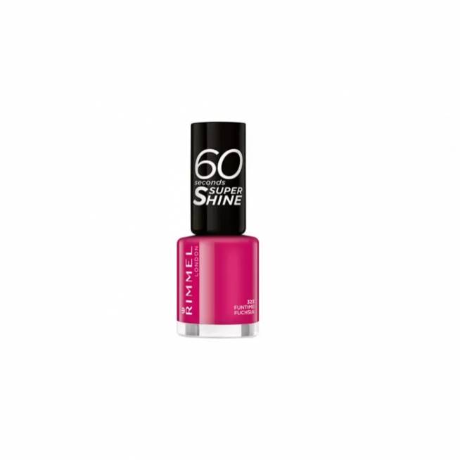 "Rimmel 60 Seconds Super Shine 323 Funtime Fuchsia