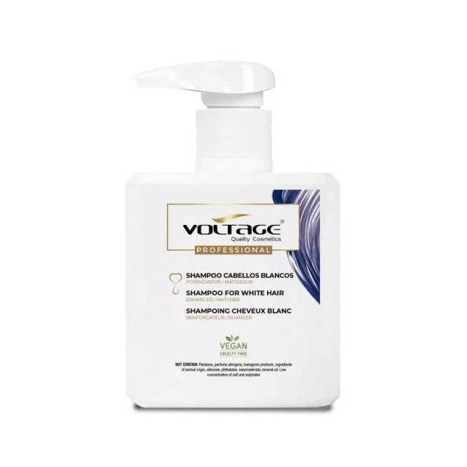 Voltage Cosmetics Therapy Ultra Violet Cabellos Blancos 2 En 1 Champú-Mascaril