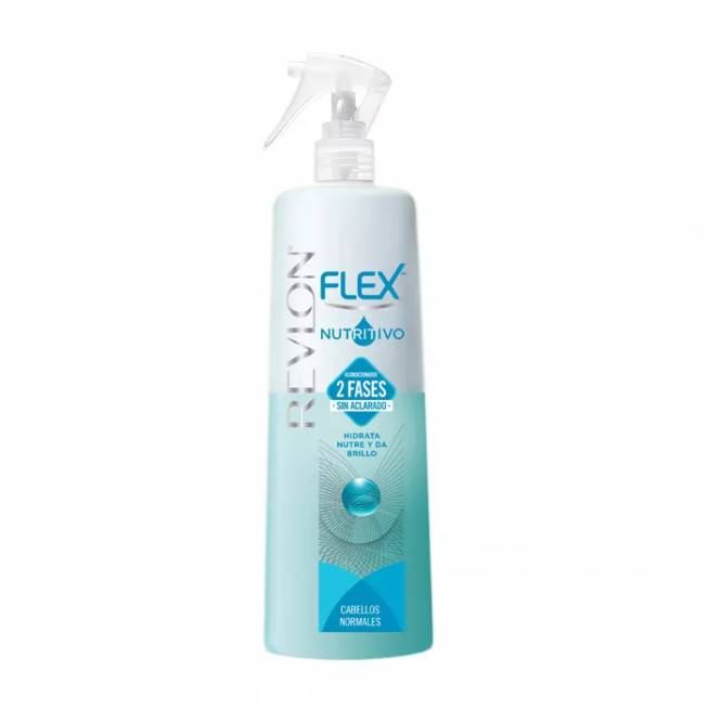 "Revlon Flex 2 Stage No Rinse Conditioner Normal Hair Spray" 400 ml