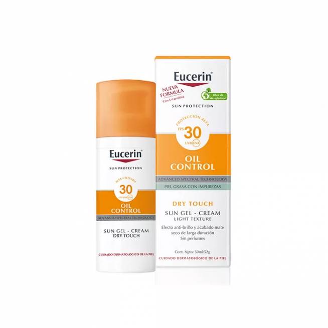 "Eucerin Sun Gel Creme Oil Control Dry Touch Spf30 50ml