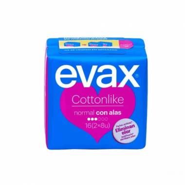 "Evax Cottonlike Normal" su sparnais 16 vienetų