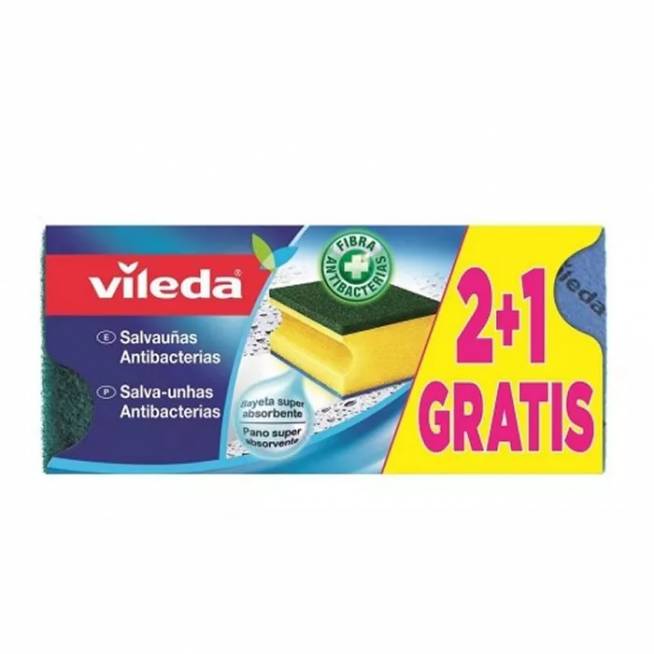 "Vileda" antibakterinis šveitiklis 3 vnt