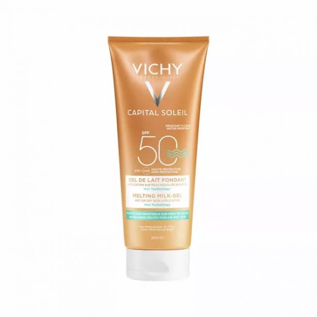 "Vichy Capital Soleil" itin tirpstantis pienelis-gelis SPF50 200ml