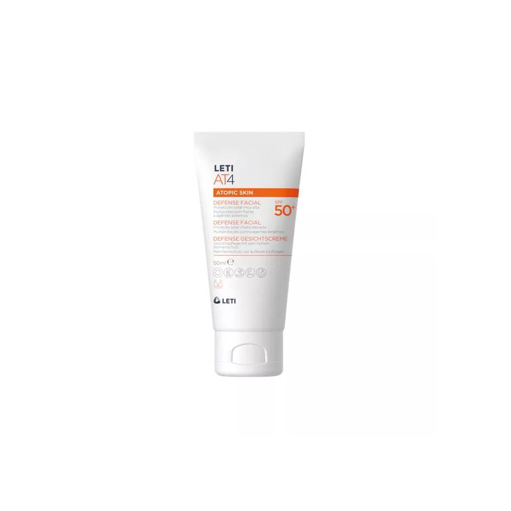 "Leti At4 Defense Facial Spf50+" 50ml