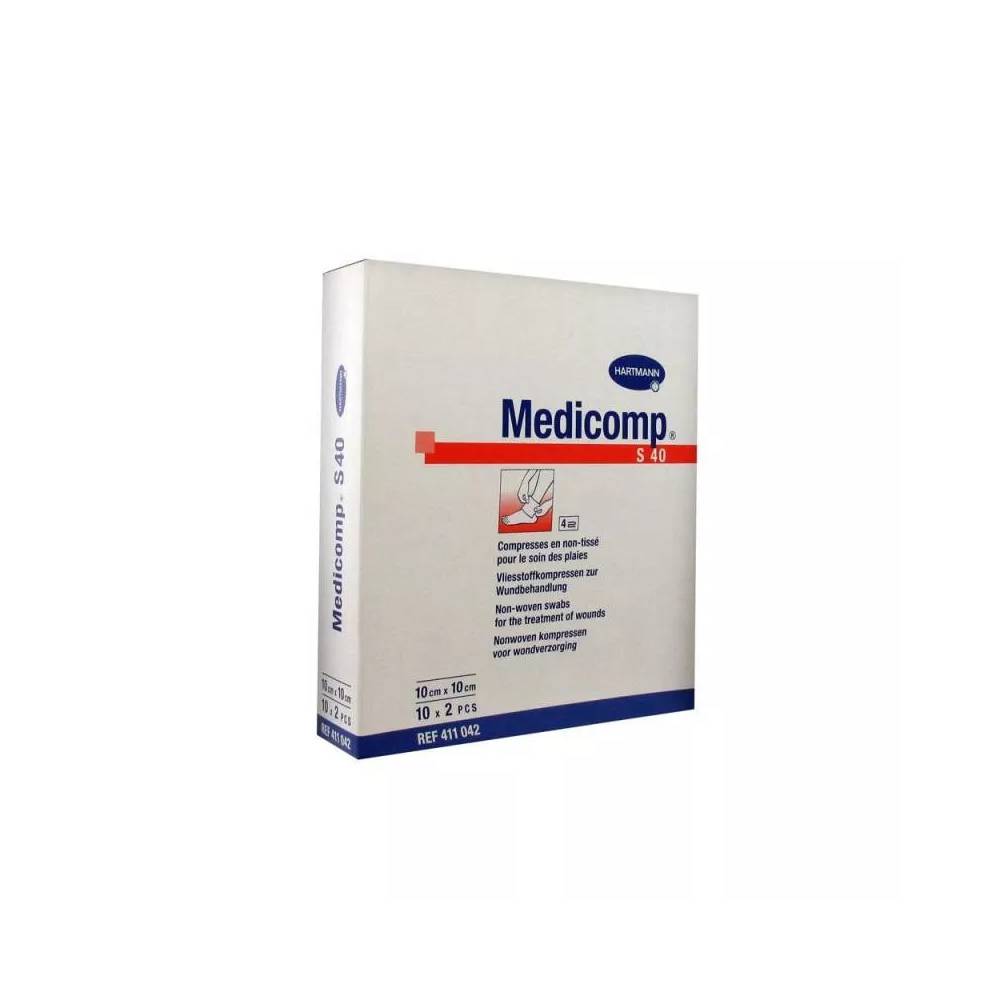 Hartmann Medicomp sterili marlė 10x10cm 10x2 vienetai