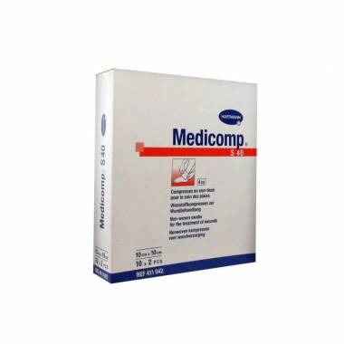 Hartmann Medicomp sterili marlė 10x10cm 10x2 vienetai