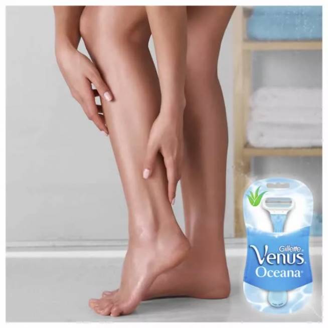 "Gillette Venus Oceana" skustuvas 4 vienetai 