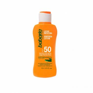 "Babaria" apsauginis losjonas nuo saulės su alaviju Spf50 100ml