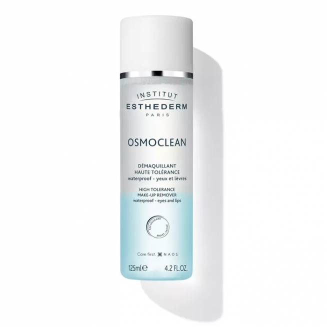 "Institut Esthederm Osmoclean High Tolerance Make Up Remover Waterproof Eyes An Lips" 125ml