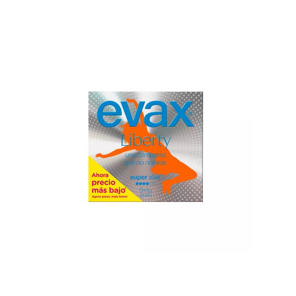 "Evax Liberty Super" higieniniai rankšluosčiai su sparneliais 9+1 vienetai