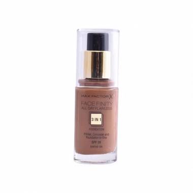 "Max Factor Facefinity 3 in 1" gruntas, maskuoklis ir makiažo pagrindas Spf20 100 Suntan 30ml