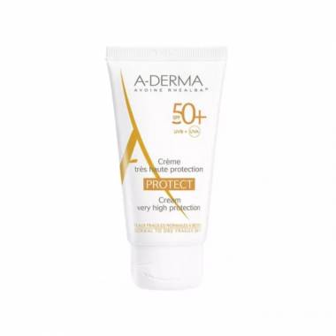 "A-Derma Protect" labai aukštos apsaugos kremas Spf50 + 40ml