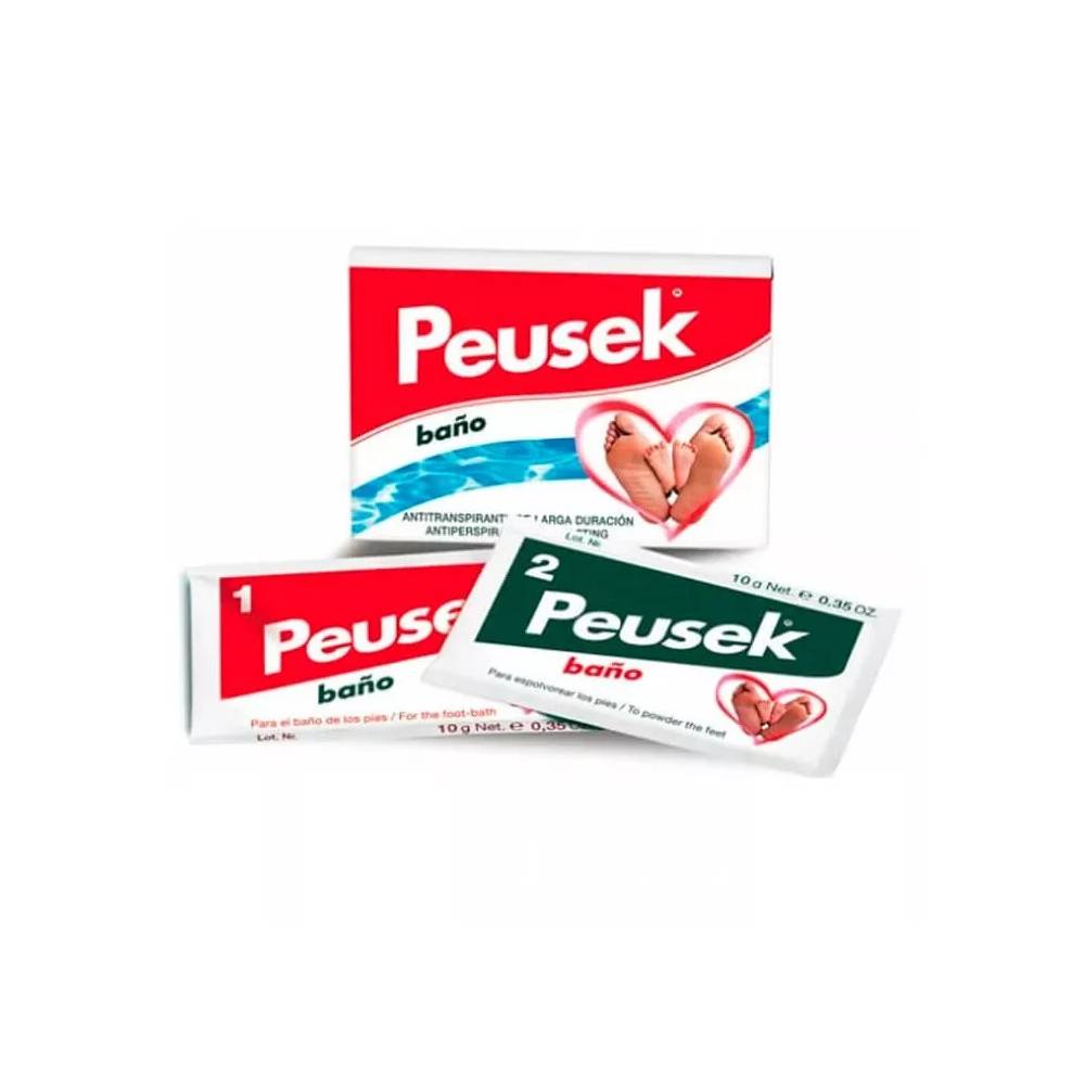 "Peusek" antiperspirantinė vonelė kojoms 2 paketėliai 20g